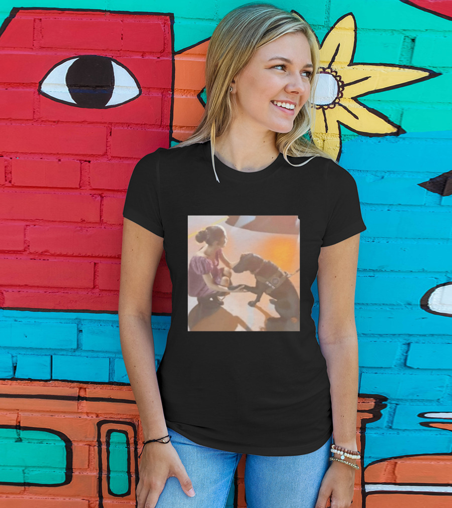 Ariana Grande Slipping Down With Dog T-Shirt