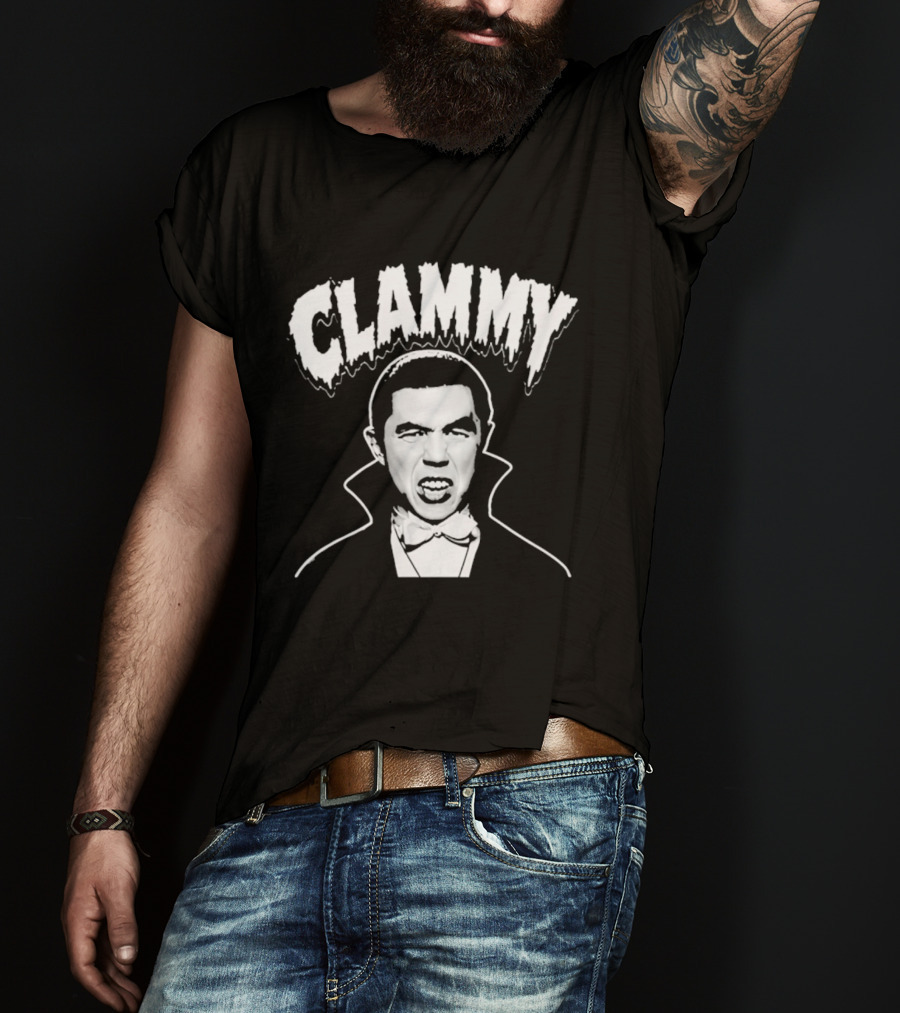 Clammy Dracula Vampire Halloween Costume T-Shirt