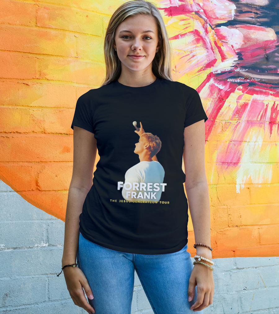 Forrest Frank The Jesus Generation Tour Microphone Pose T-Shirt