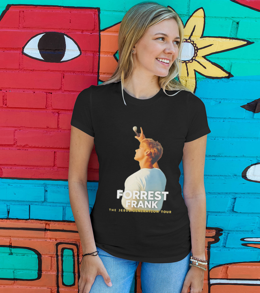 Forrest Frank The Jesus Generation Tour Microphone Pose T-Shirt