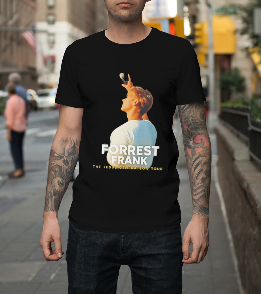Forrest Frank The Jesus Generation Tour Microphone Pose T-Shirt
