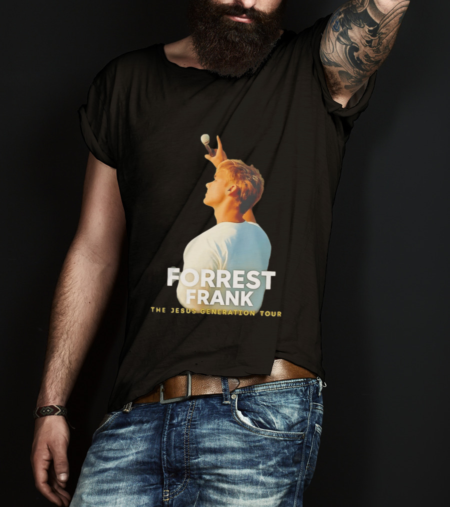 Forrest Frank The Jesus Generation Tour Microphone Pose T-Shirt