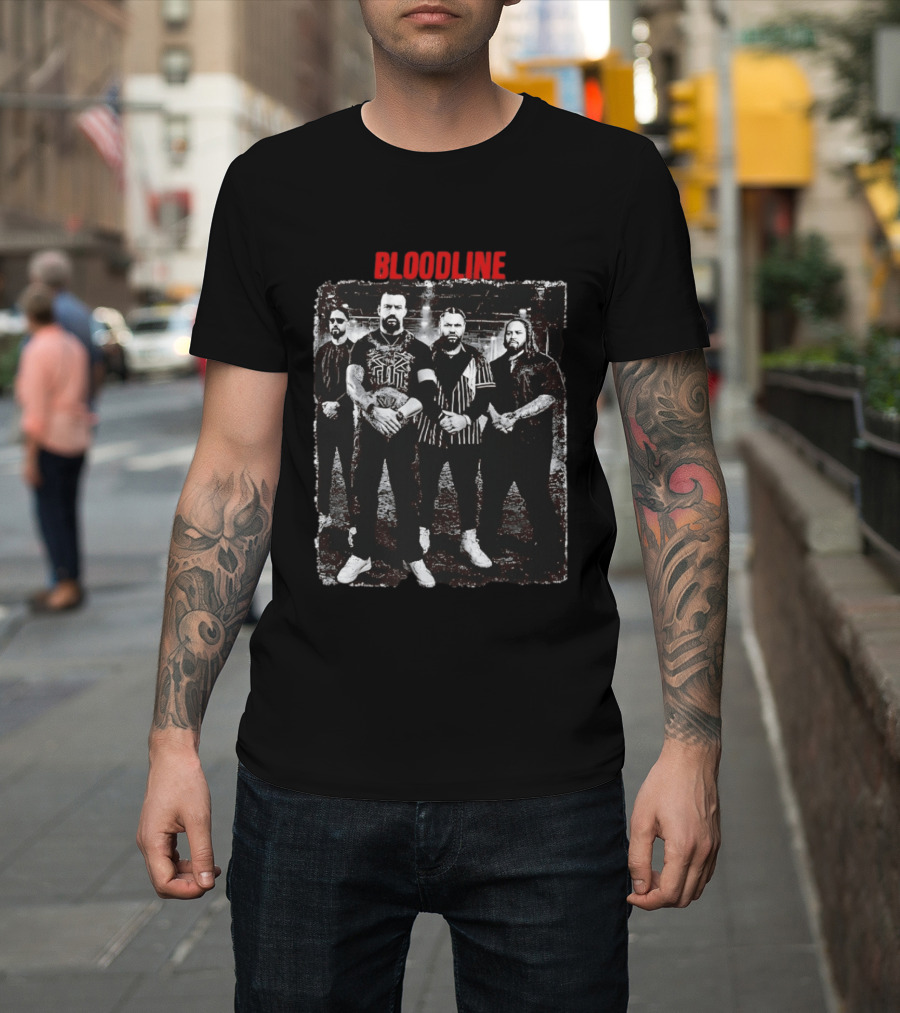 Bloodline WWE Wrestling Stable Featuring Roman Reigns T-Shirt