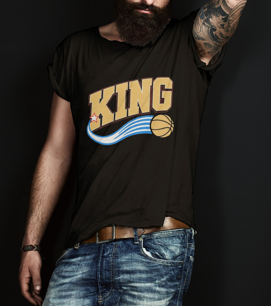 Philadelphia 76ers King Basketball Lebron James T-Shirt
