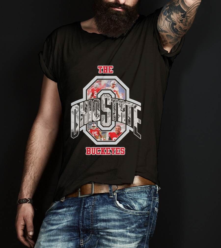 Ohio State Buckeyes Football Collage Ohio State T-Shirt