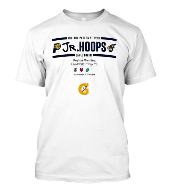 Indiana Pacers Fever Jr Hoops Peyton Manning Children's Hospital Indianapolis Indiana T-Shirt