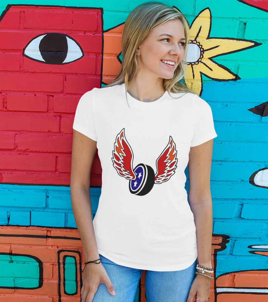 Joey Aguilar Knoxville Speed Three Star Winged Wheel T-Shirt