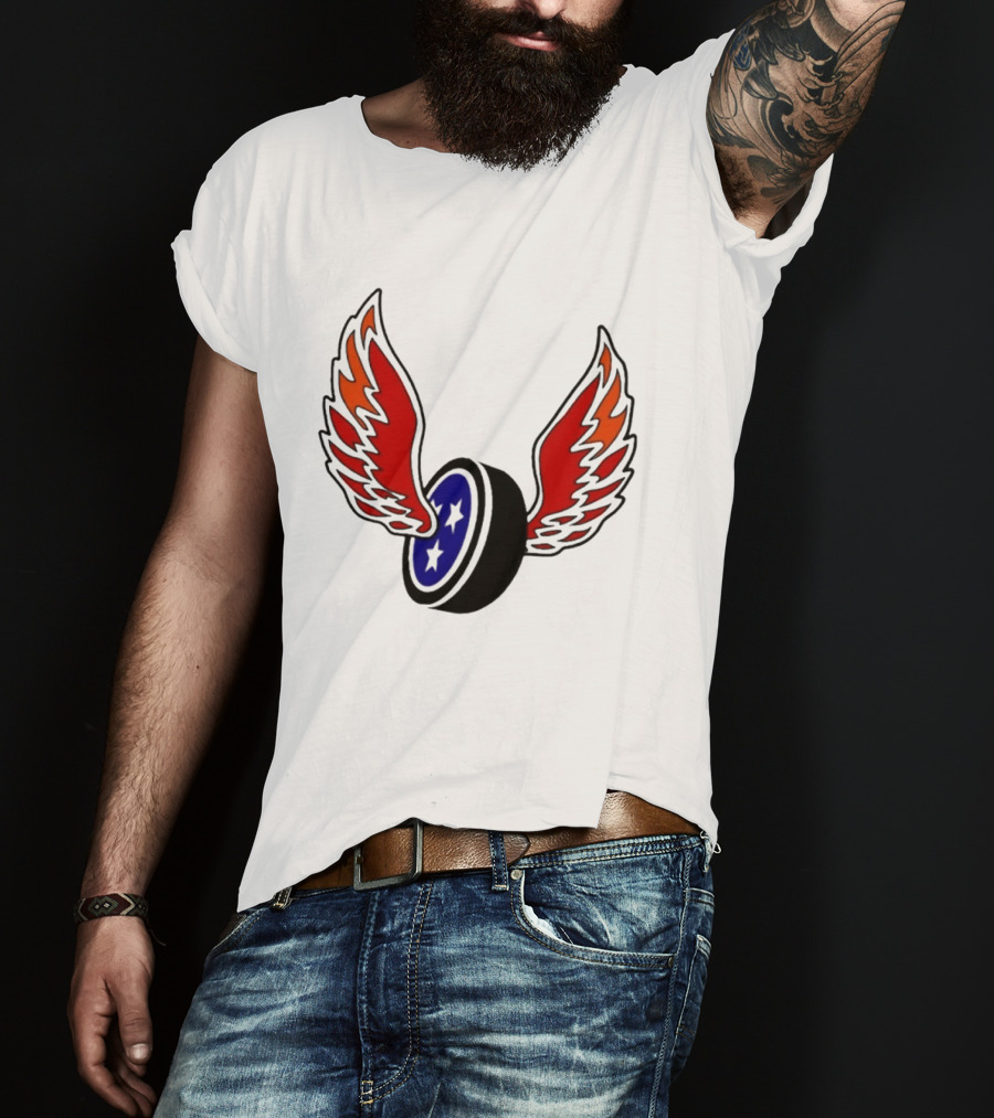 Joey Aguilar Knoxville Speed Three Star Winged Wheel T-Shirt