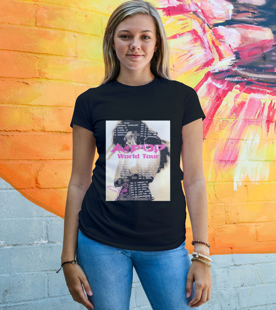 Tyla A Pop World Tour 2026 Paris Amsterdam London Dates And Signature T-Shirt