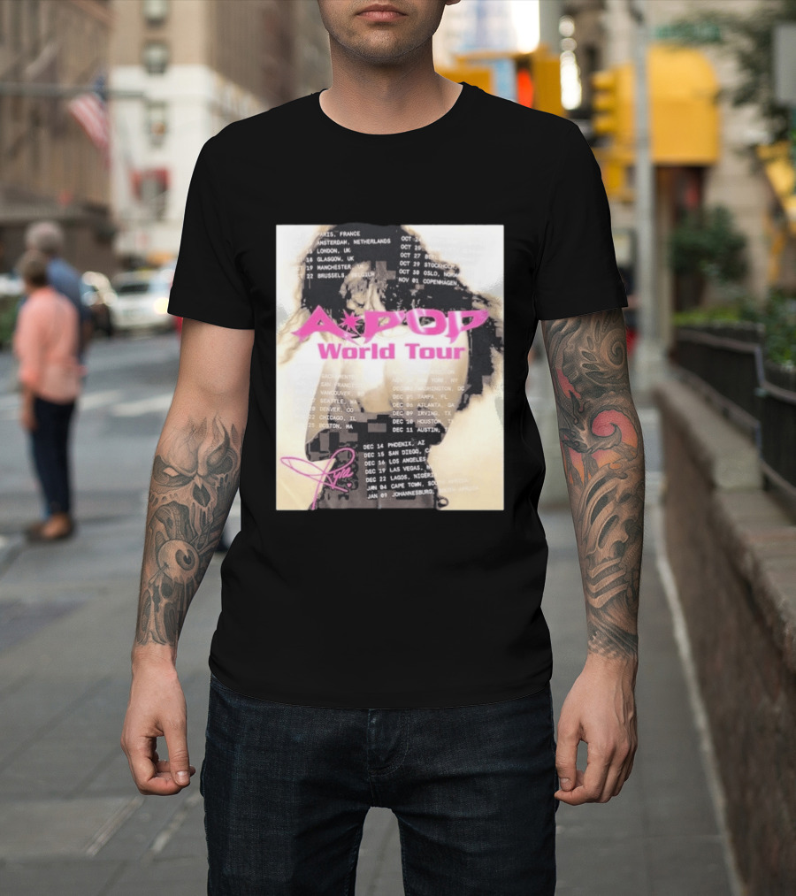 Tyla A Pop World Tour 2026 Paris Amsterdam London Dates And Signature T-Shirt