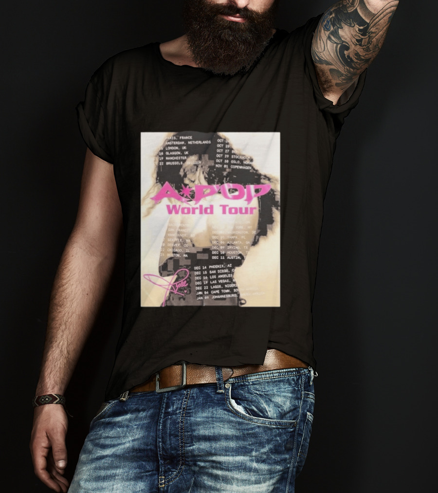 Tyla A Pop World Tour 2026 Paris Amsterdam London Dates And Signature T-Shirt