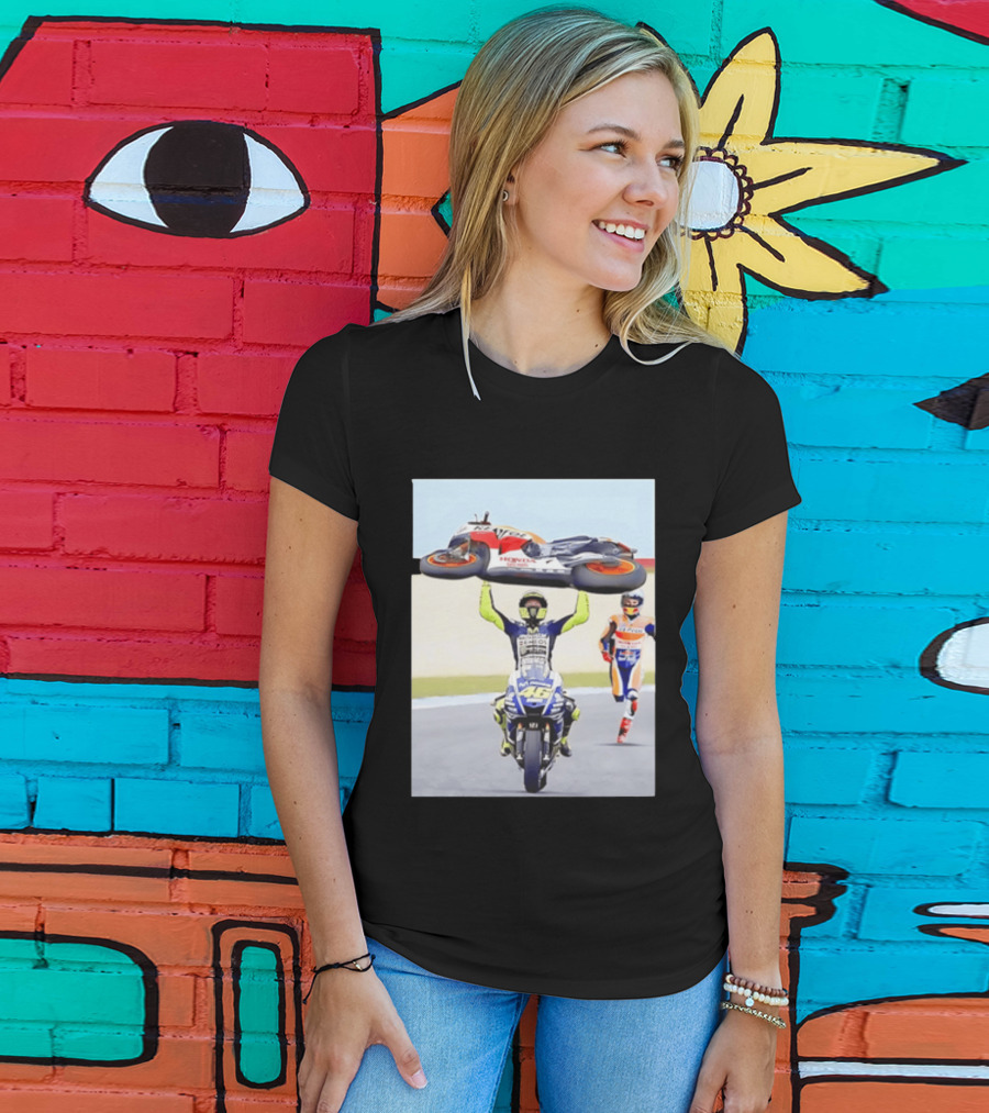 Valentino Rossi Honda MotoGP 46 Victory Celebration 2026 T-Shirt