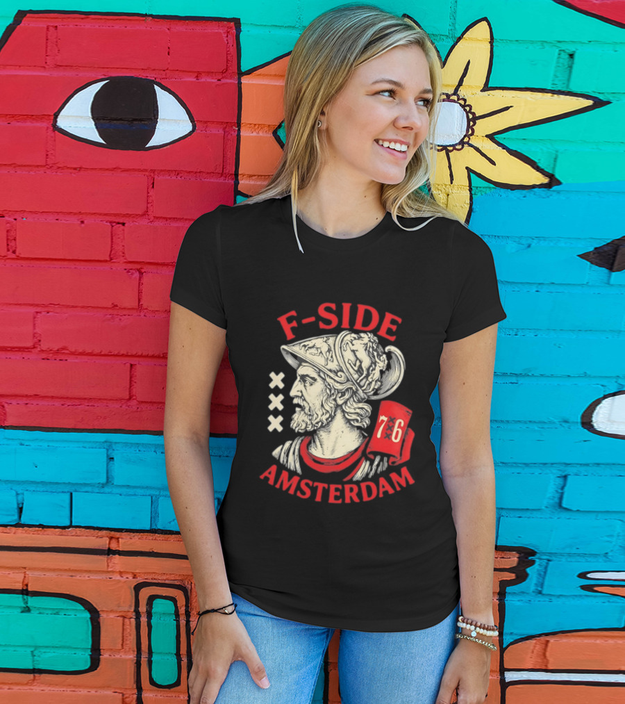 F Side Amsterdam Warrior Helmet 76 T-Shirt