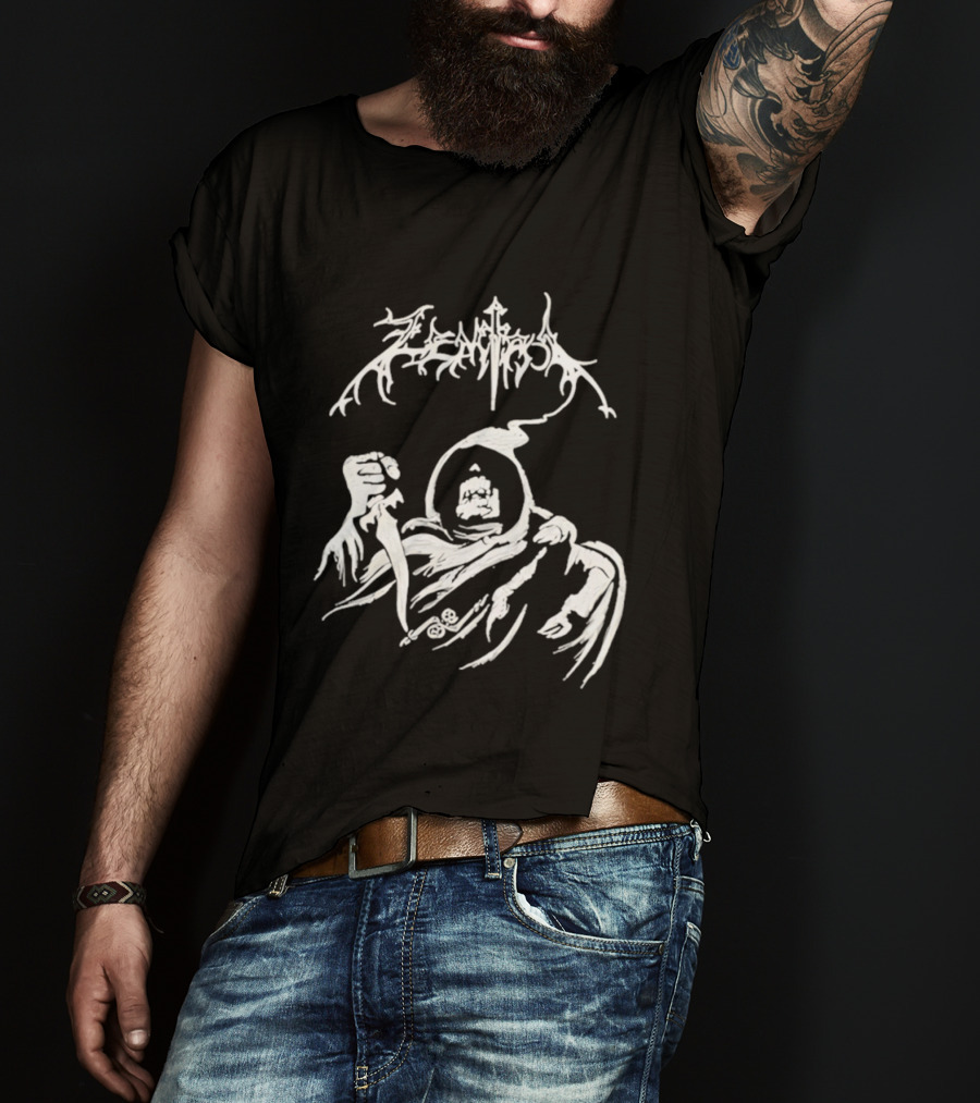 Zentihia Grim Reaper With Dagger T-Shirt