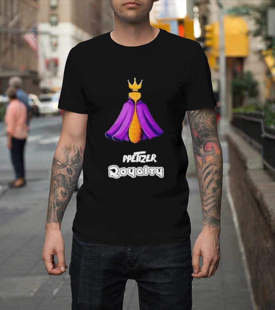 Crowned Nugget Appetizer Royalty Kingscape T-Shirt