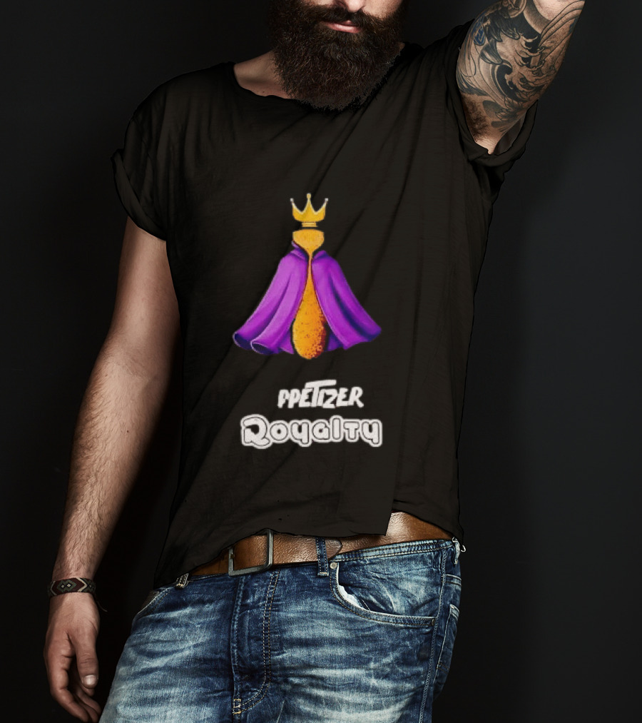 Crowned Nugget Appetizer Royalty Kingscape T-Shirt