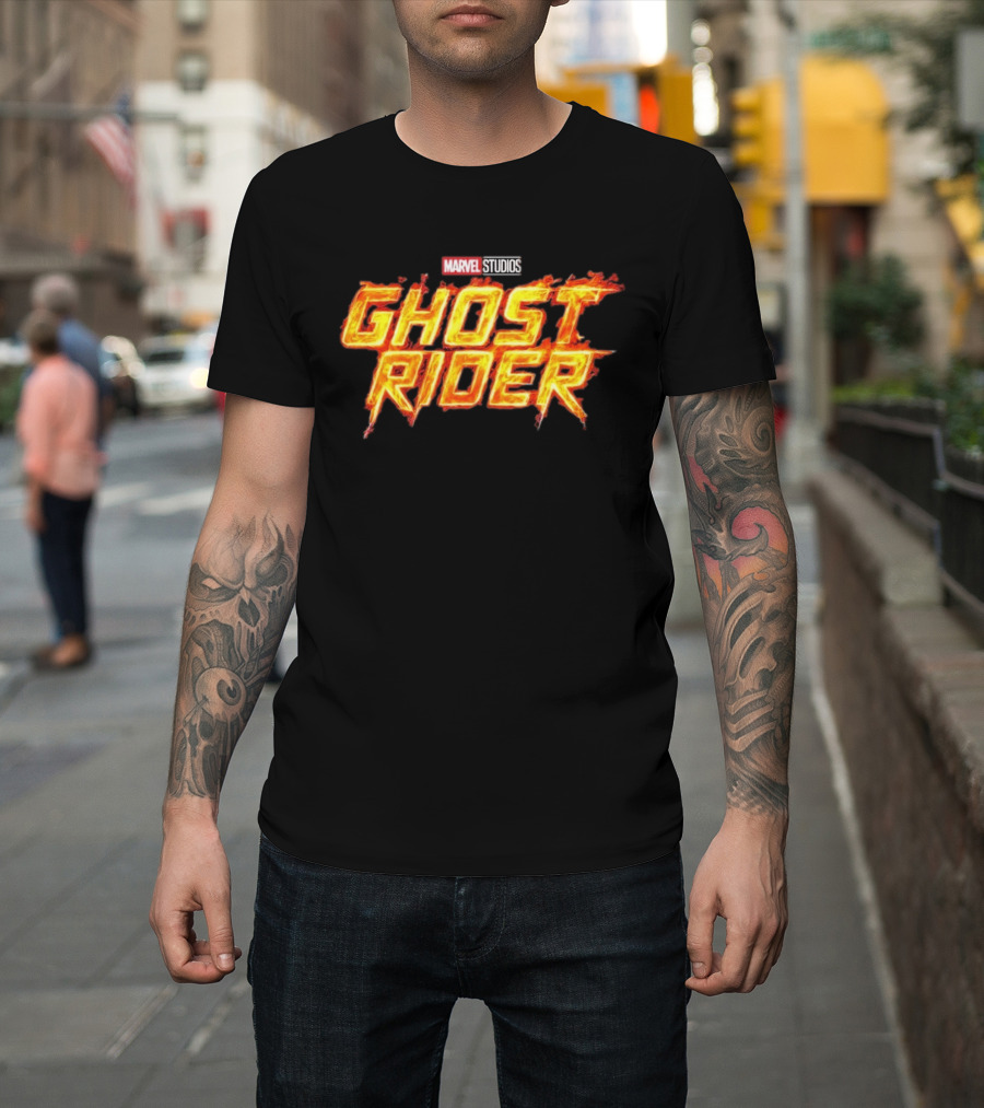 Marvel Studios Ghost Rider Flaming T-Shirt