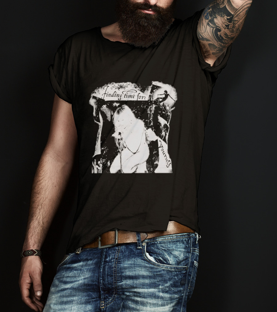 Finding Time For Yourself Singing Woman Retro Vibe T-Shirt
