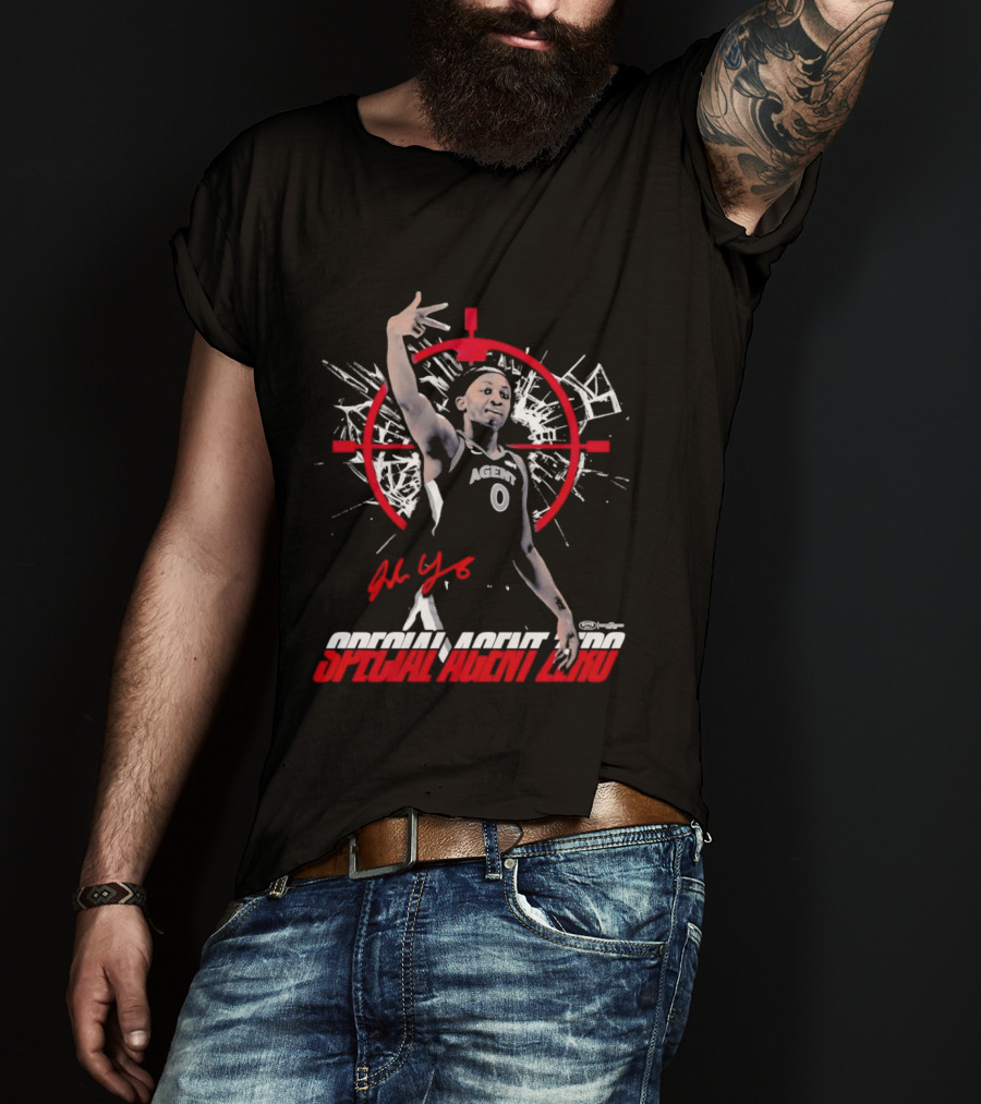 Jackie Young Special Agent Zero Las Vegas Aces Basketball T-Shirt