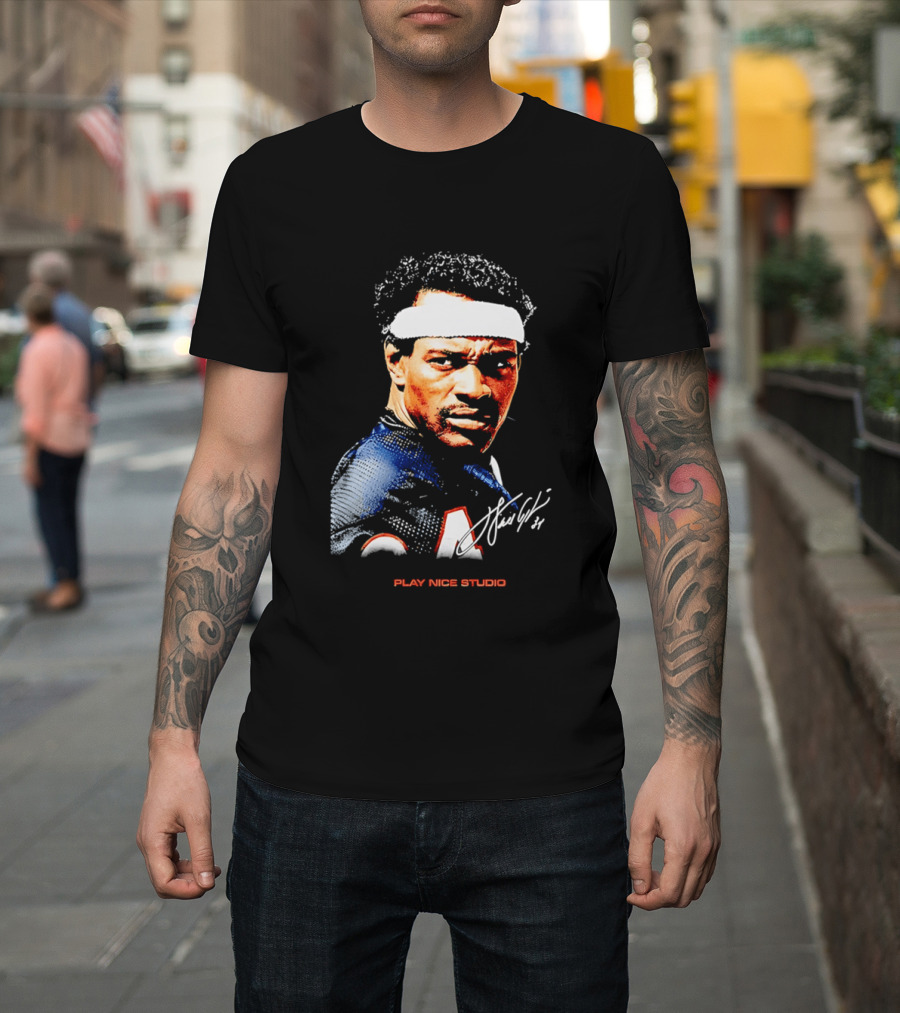 Neville Gallimore Walter Payton 34 Chicago Play Nice Studio T-Shirt