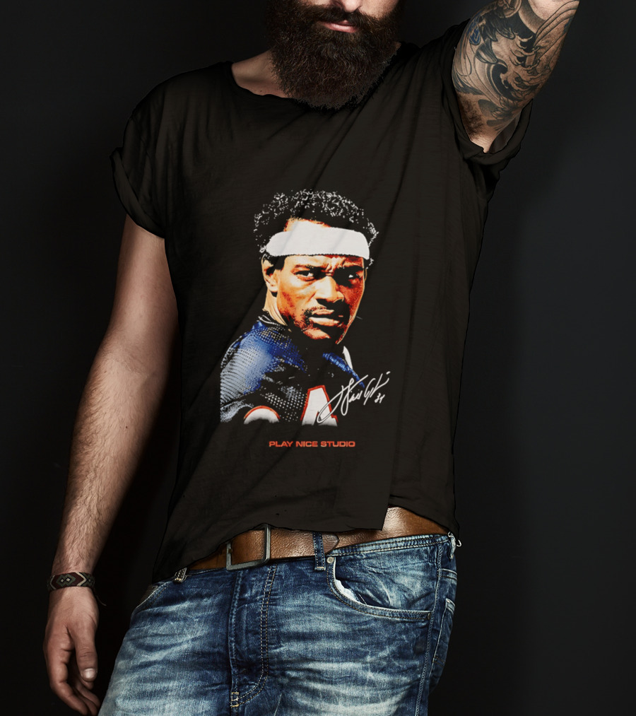 Neville Gallimore Walter Payton 34 Chicago Play Nice Studio T-Shirt