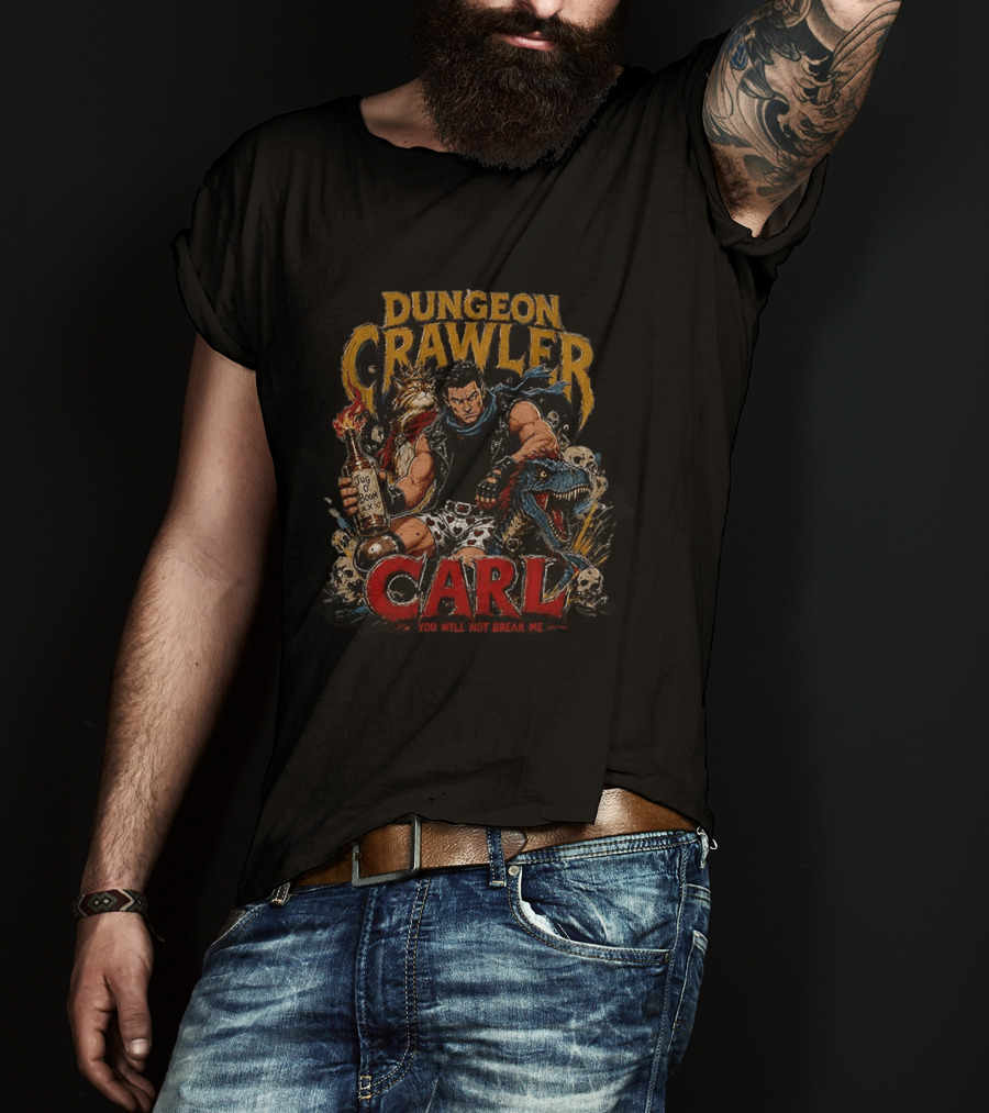 Dungeon Crawler Carl Jug Of Boom You Will Not Break Me T-Shirt