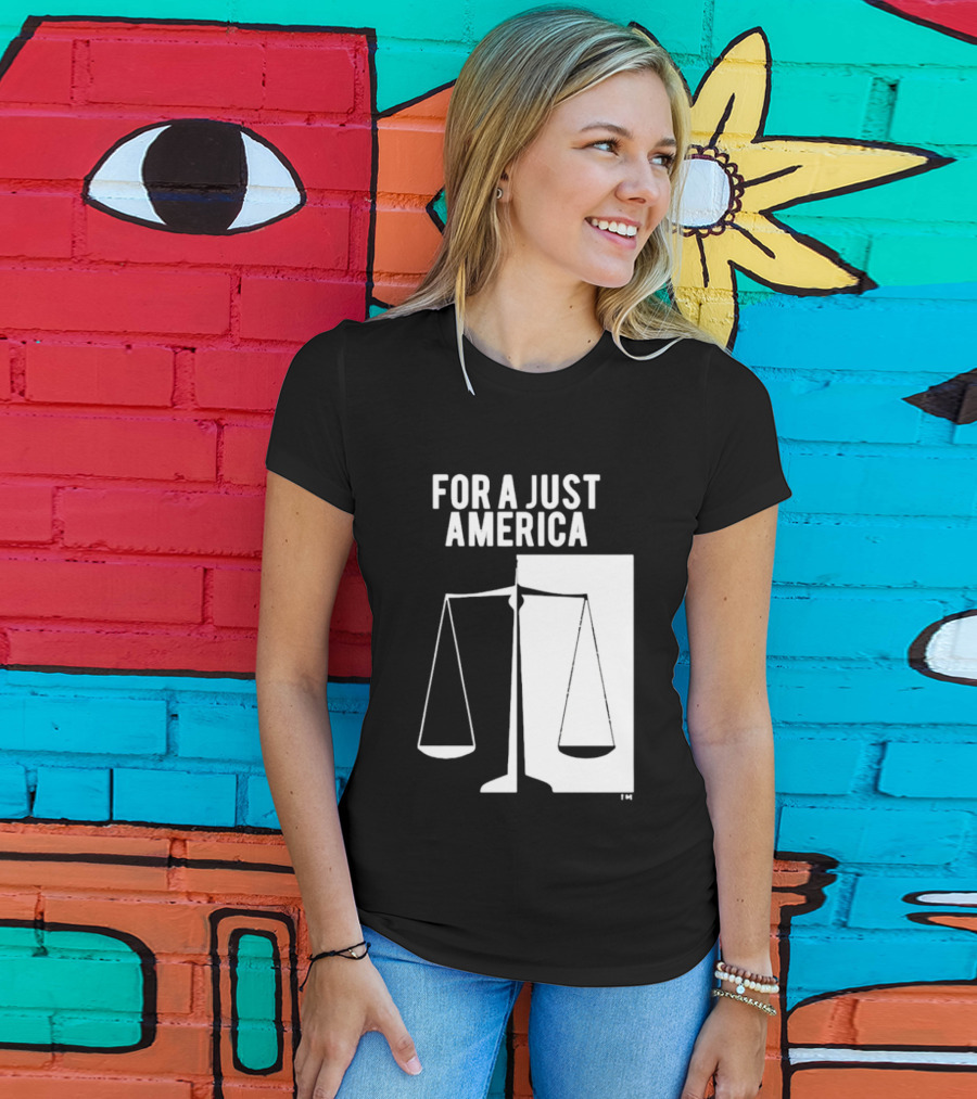 Resist For A Just America Scales Of Justice T-Shirt