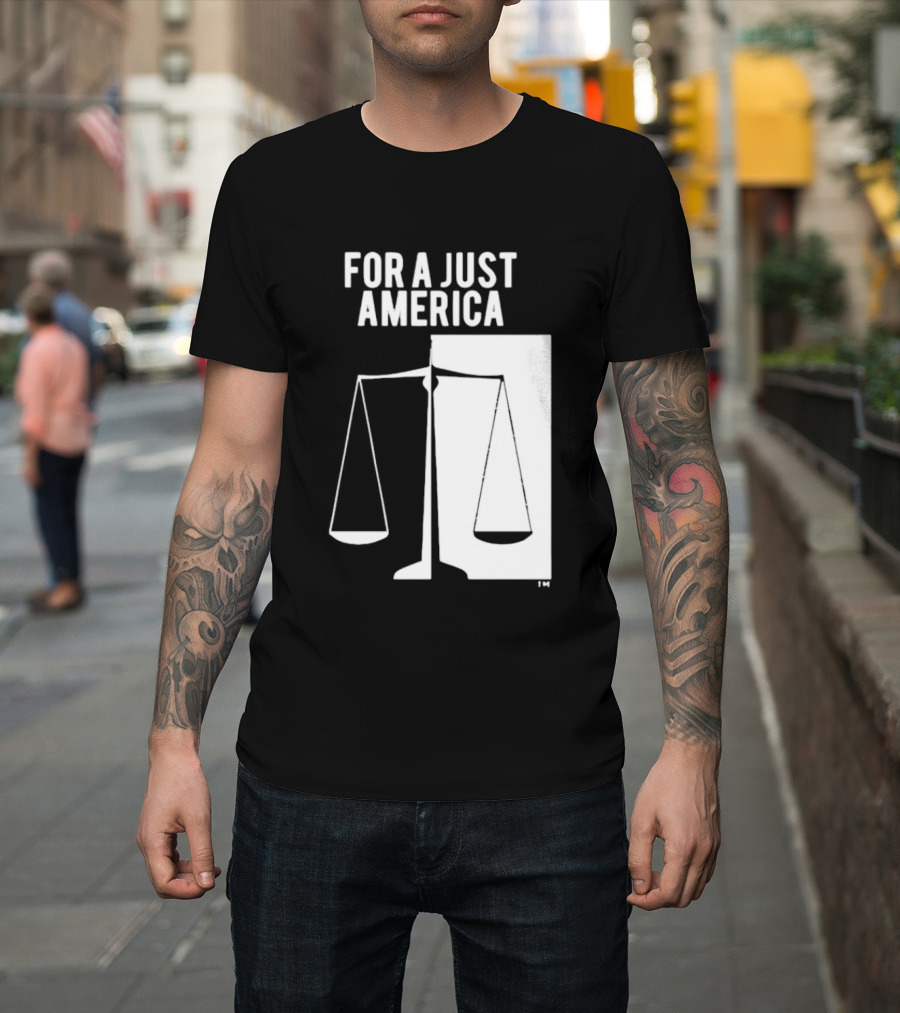 Resist For A Just America Scales Of Justice T-Shirt