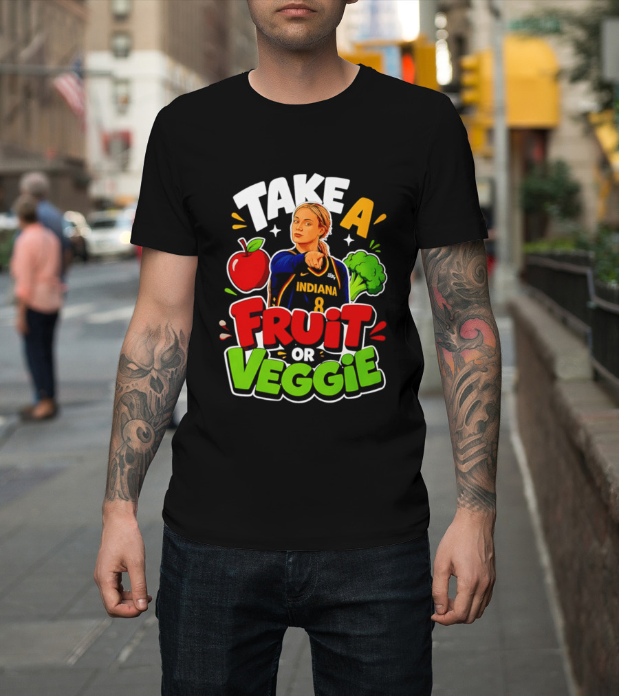 Take A Fruit Or Veggie Indiana 8 T-Shirt