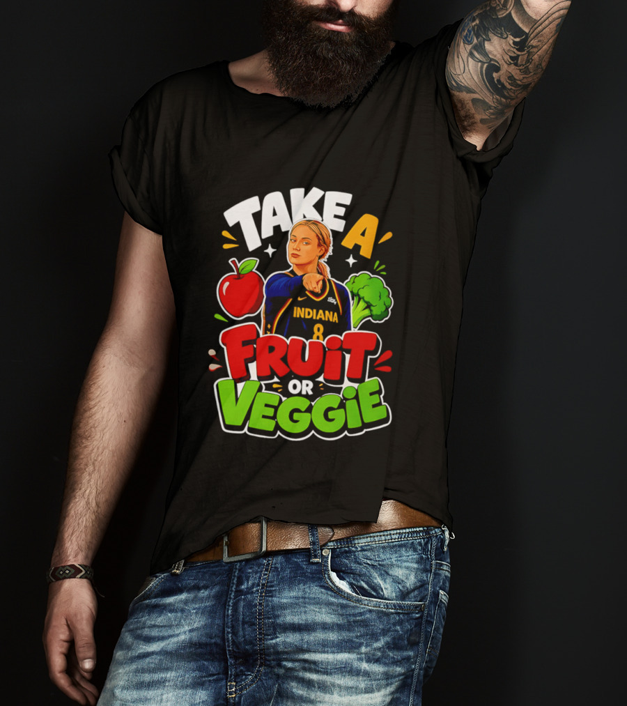Take A Fruit Or Veggie Indiana 8 T-Shirt