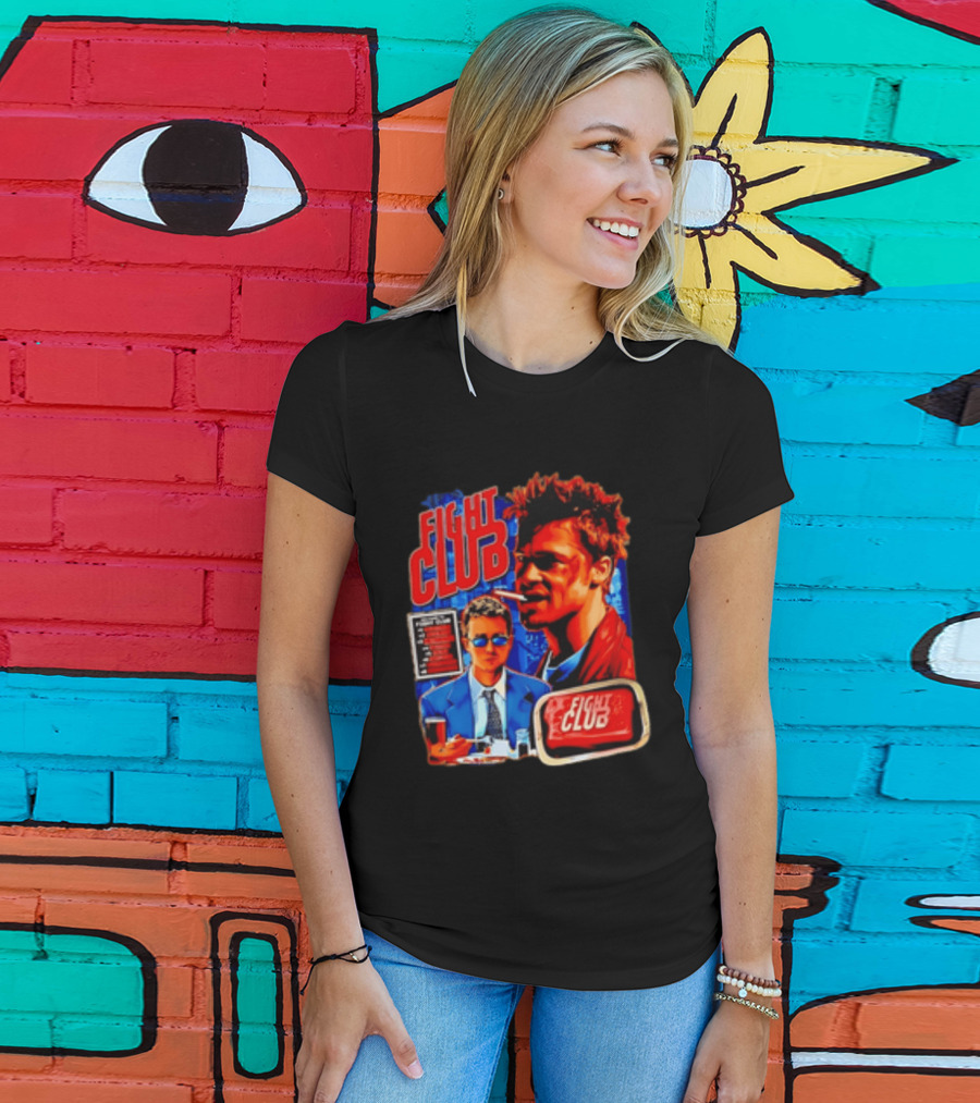 Tyler Durden The Narrator Fight Club Welcome To Fight Club Do Not Talk About T-Shirt