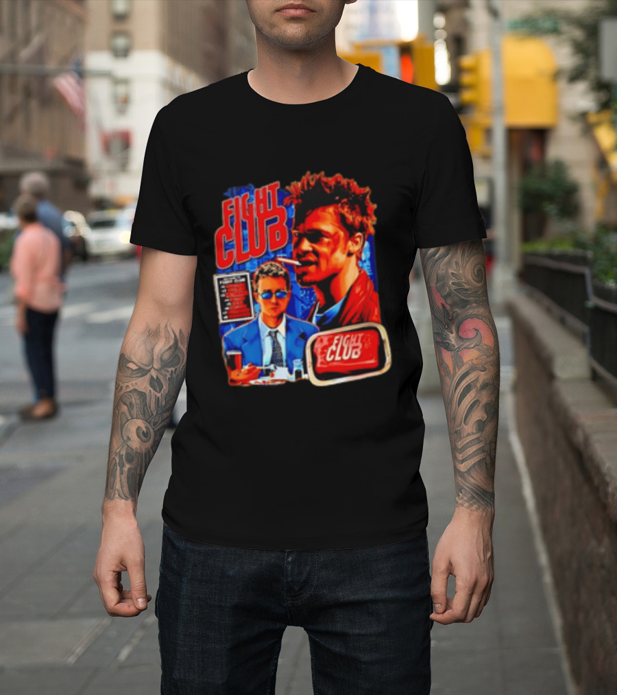 Tyler Durden The Narrator Fight Club Welcome To Fight Club Do Not Talk About T-Shirt