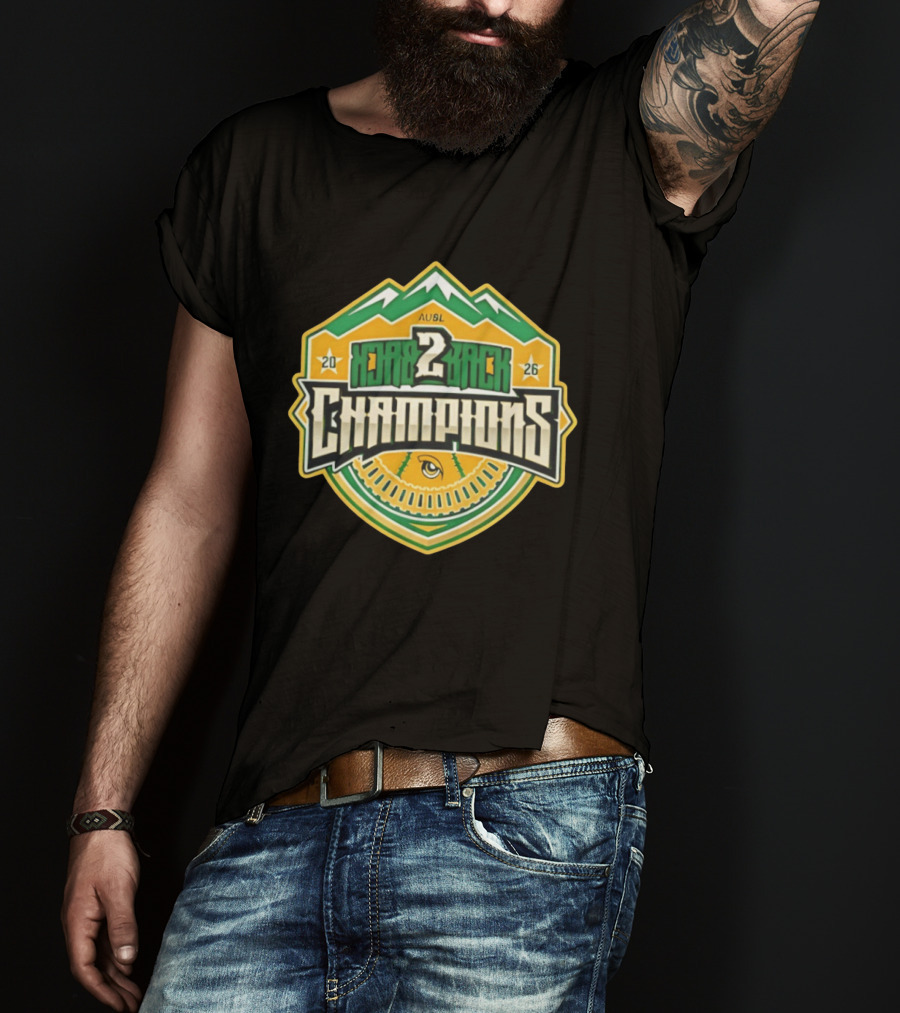 Utah Talons 2026 AUSBL Back 2 Back Champions T-Shirt