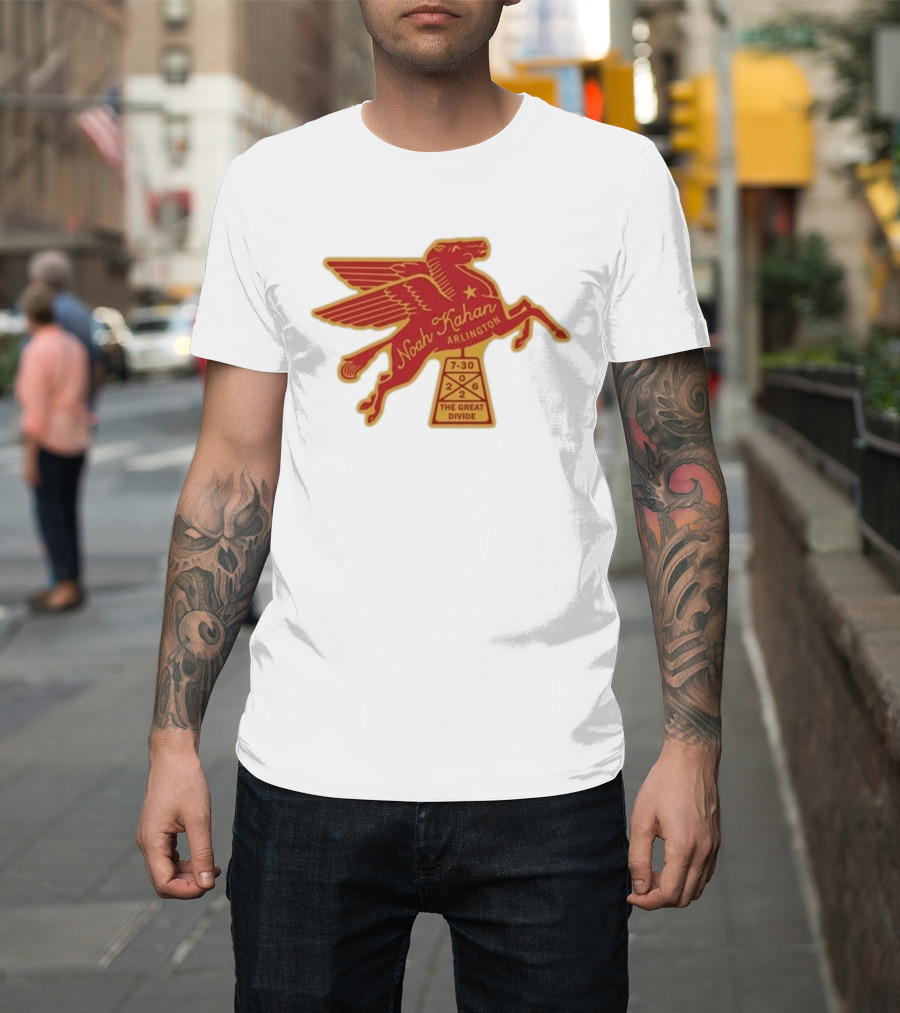 Noah Kahan Arlington July 30 2026 The Great Divide Pegasus T-Shirt