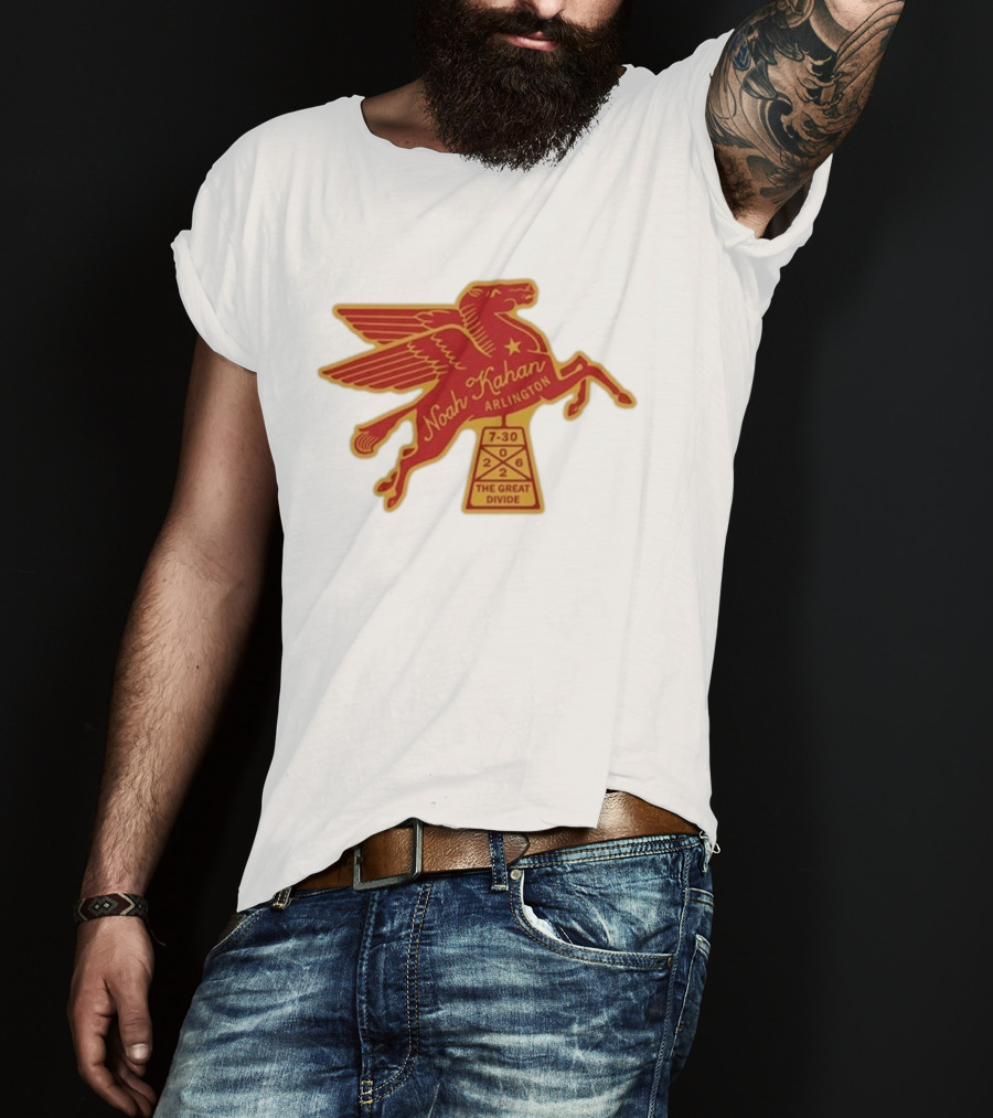Noah Kahan Arlington July 30 2026 The Great Divide Pegasus T-Shirt