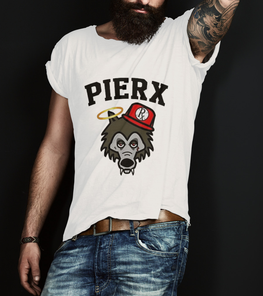 RX Wolf Pierx Halo Red Hat T-Shirt