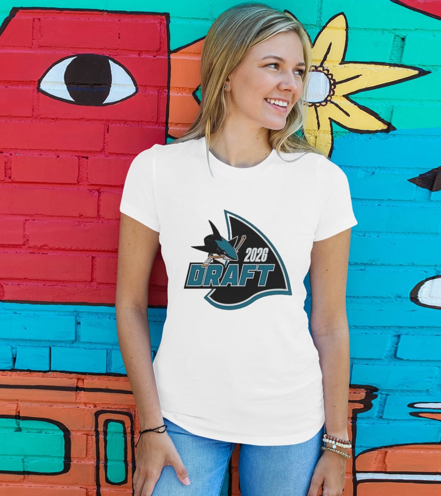 San Jose Sharks 2026 Draft Macklin Celebrini #71 T-Shirt
