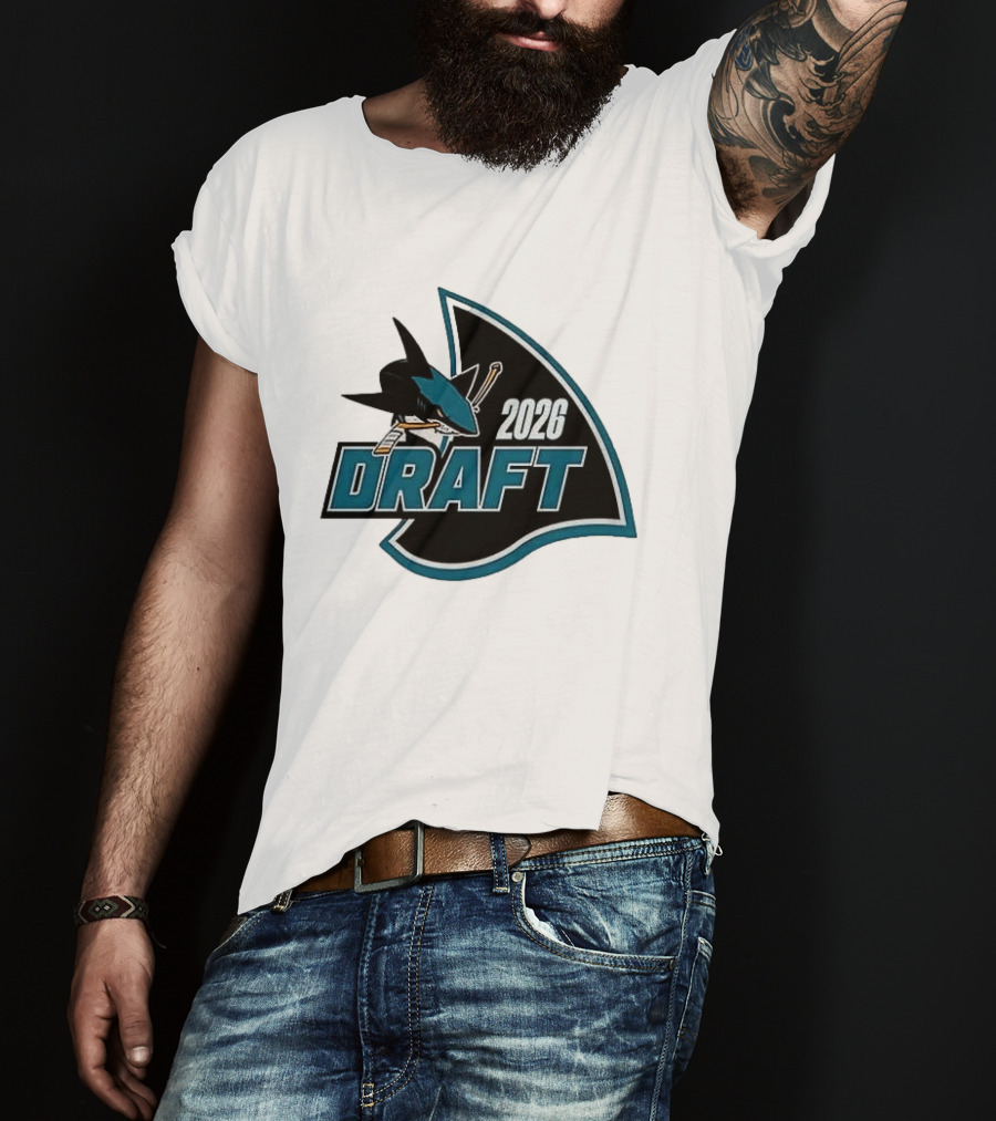 San Jose Sharks 2026 Draft Macklin Celebrini #71 T-Shirt