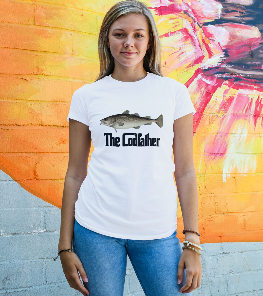 The Codfather Fish Pun Cod The Godfather Humor T-Shirt