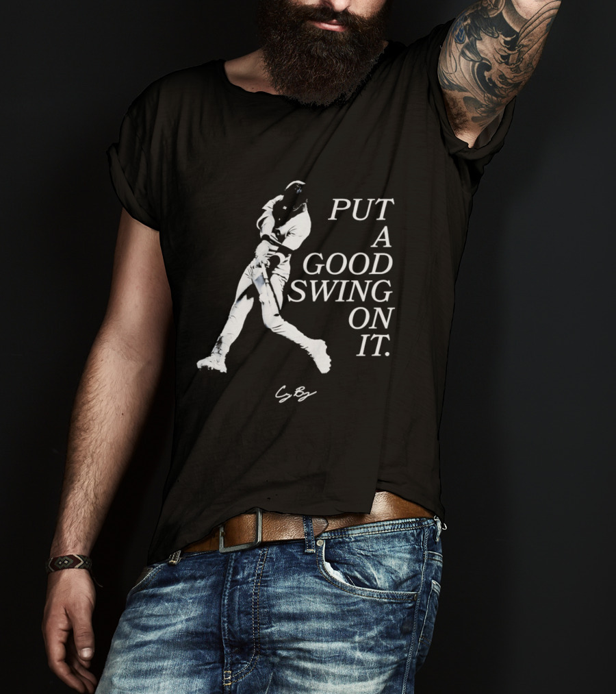 Cody Bellinger Put A Good Swing On It T-Shirt