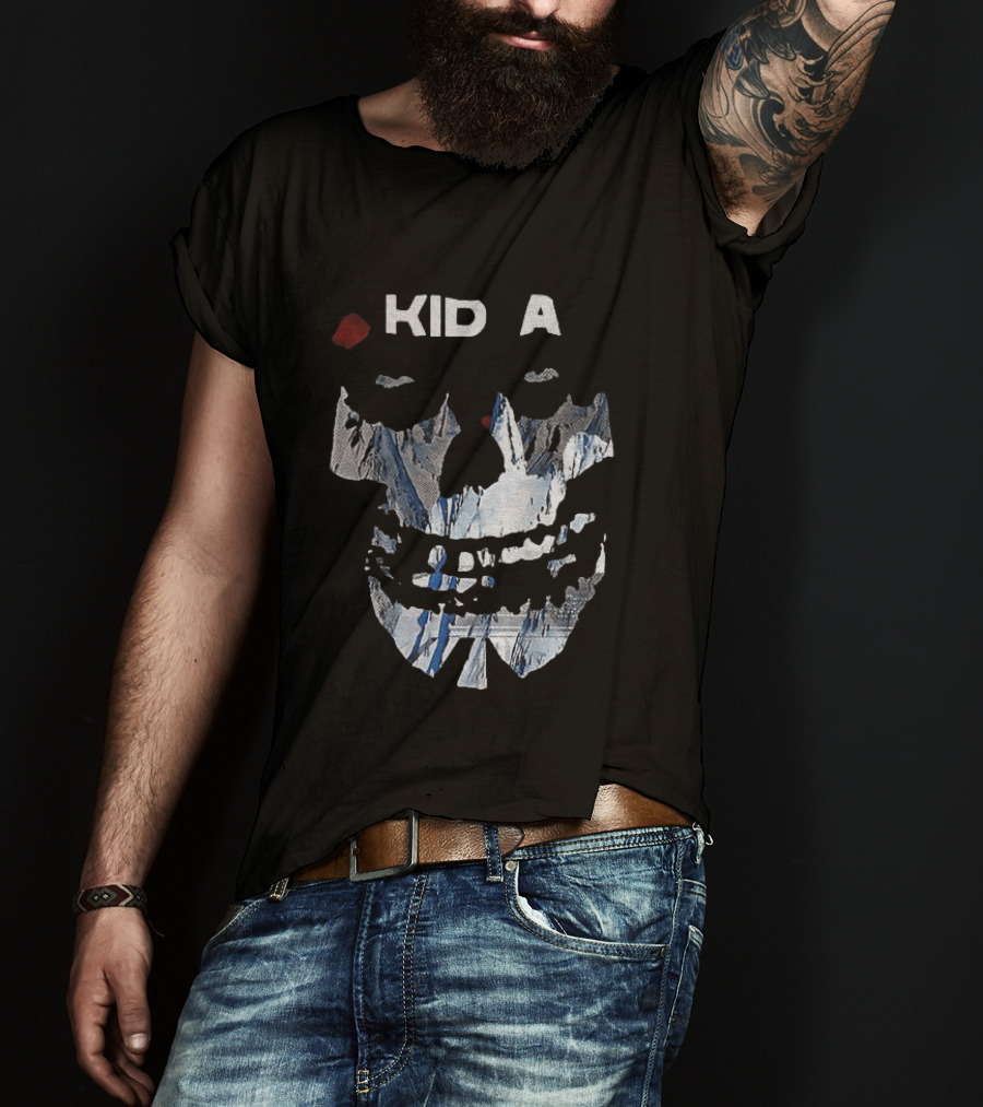 Kid A Fiend Skull Meme T-Shirt