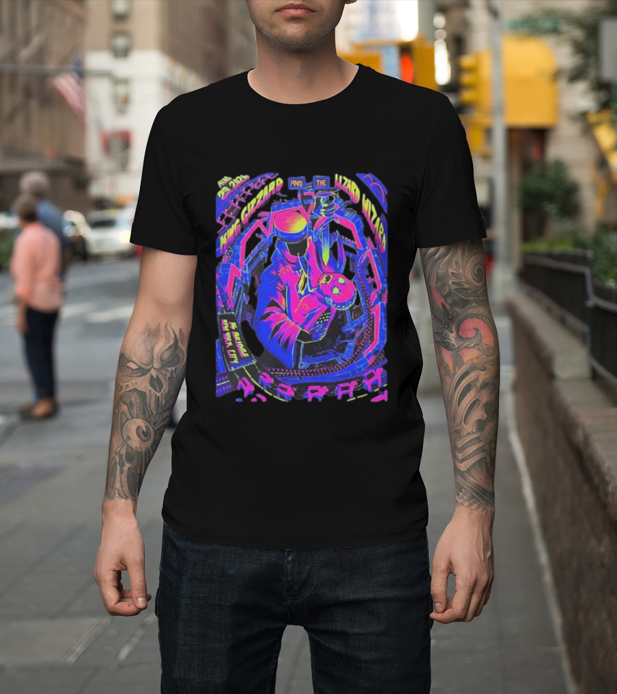 King Gizzard And The Lizard Wizard August 23 2026 New York City Concert Under The K Bridge Park T-Shirt