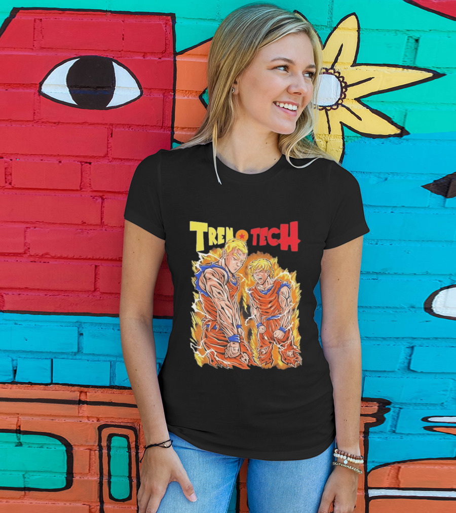 Ghost Racing Dragonball Trentech Fusion Goku Transformation T-Shirt