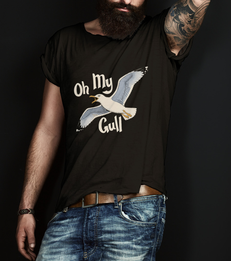 Oh My Gull Seagull Funny Bird T-Shirt