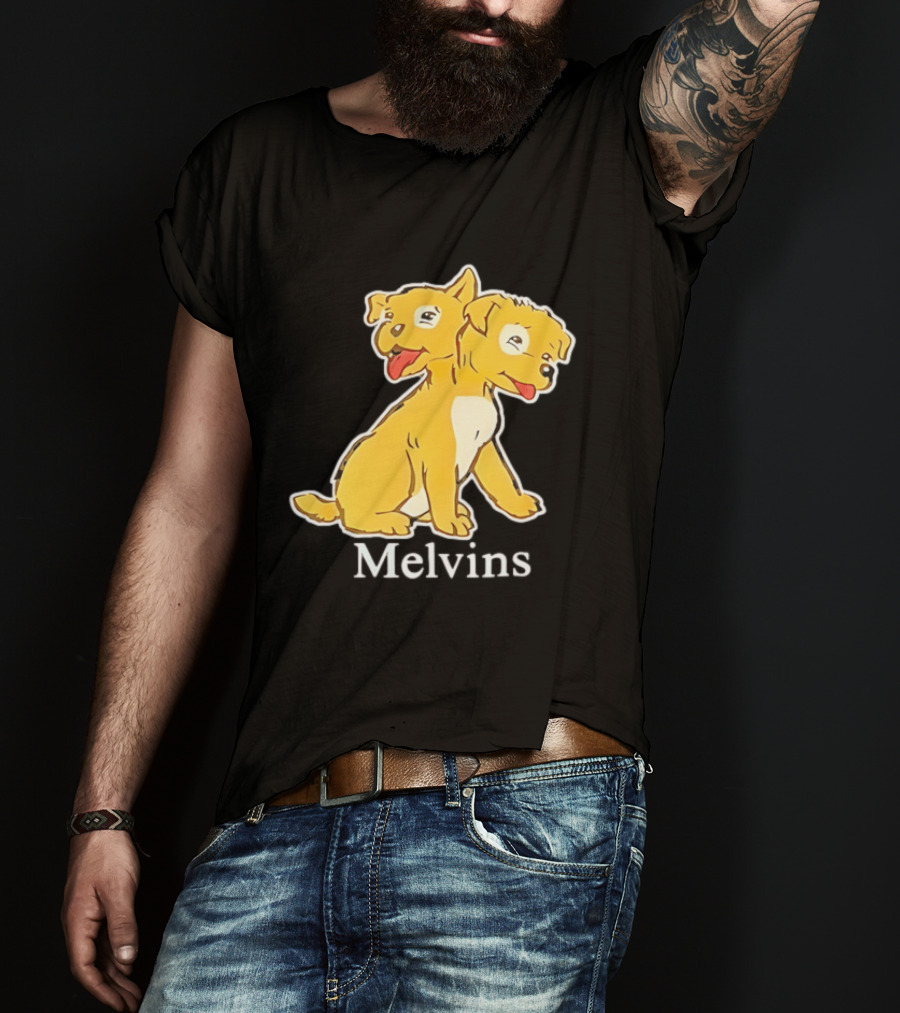 Melvins Two Headed Dog Cartoon T-Shirt