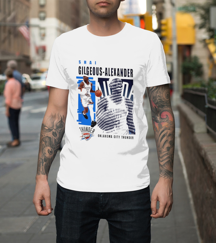 Shai Gilgeous Alexander Oklahoma City Thunder Basketball Highlights T-Shirt