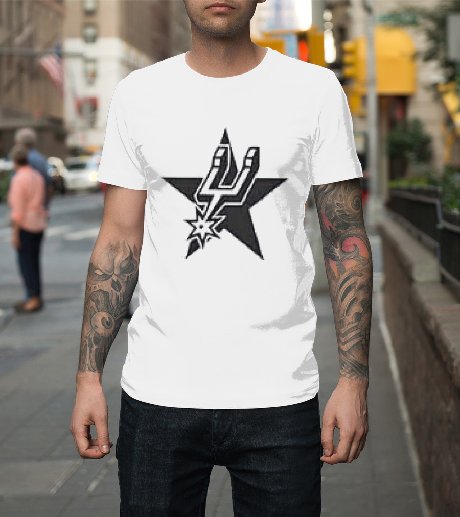 San Antonio Spurs Star NBA Team T-Shirt