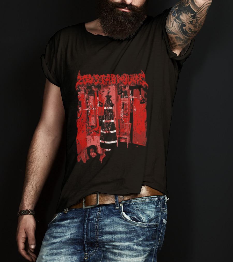 200 Stab Wounds Manual Manic Procedures Red Torture Chamber T-Shirt
