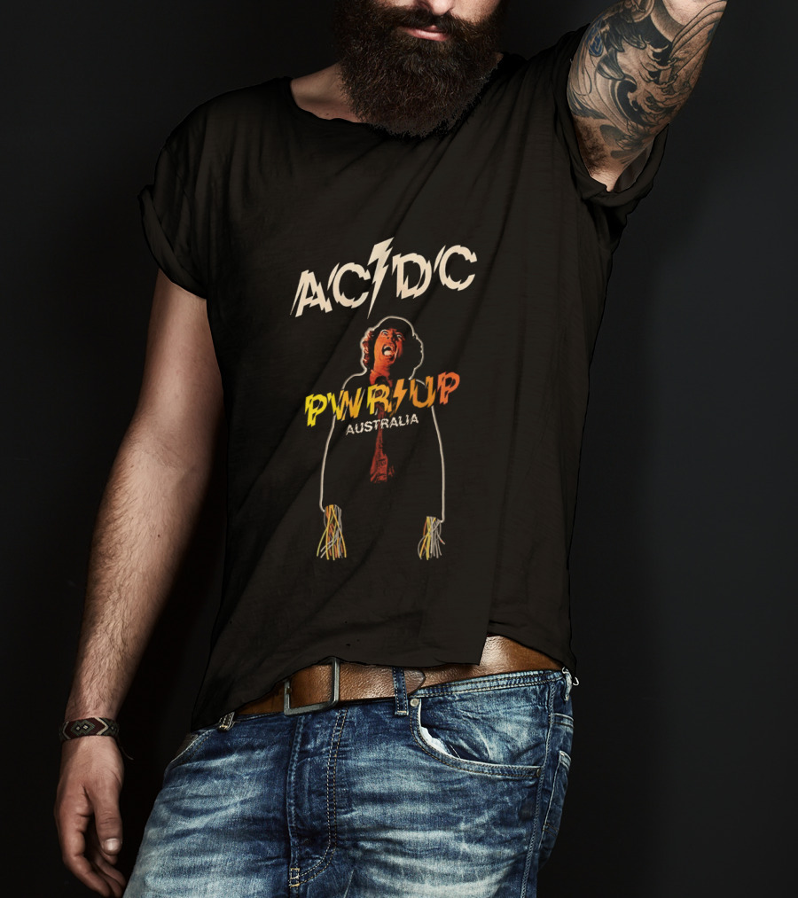 ACDC Powerage PWR UP Australia 2025 Tour T-Shirt