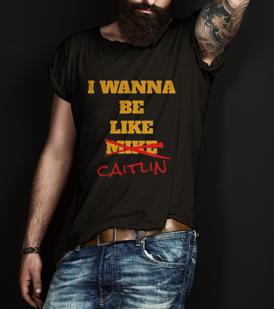 I Wanna Be Like Caitlin Clark Indiana Fever WNBA Basketball 2025 T-Shirt